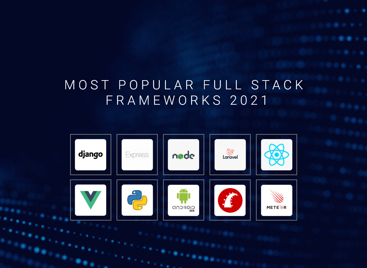 Most popular full stack frameworks in 2021