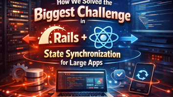 How We Solved the Biggest Challenge in Rails + React State Synchronization for Large Apps