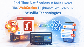Real-Time Notifications in Rails + React: The WebSocket Nightmare We Solved at W3villa Technologies