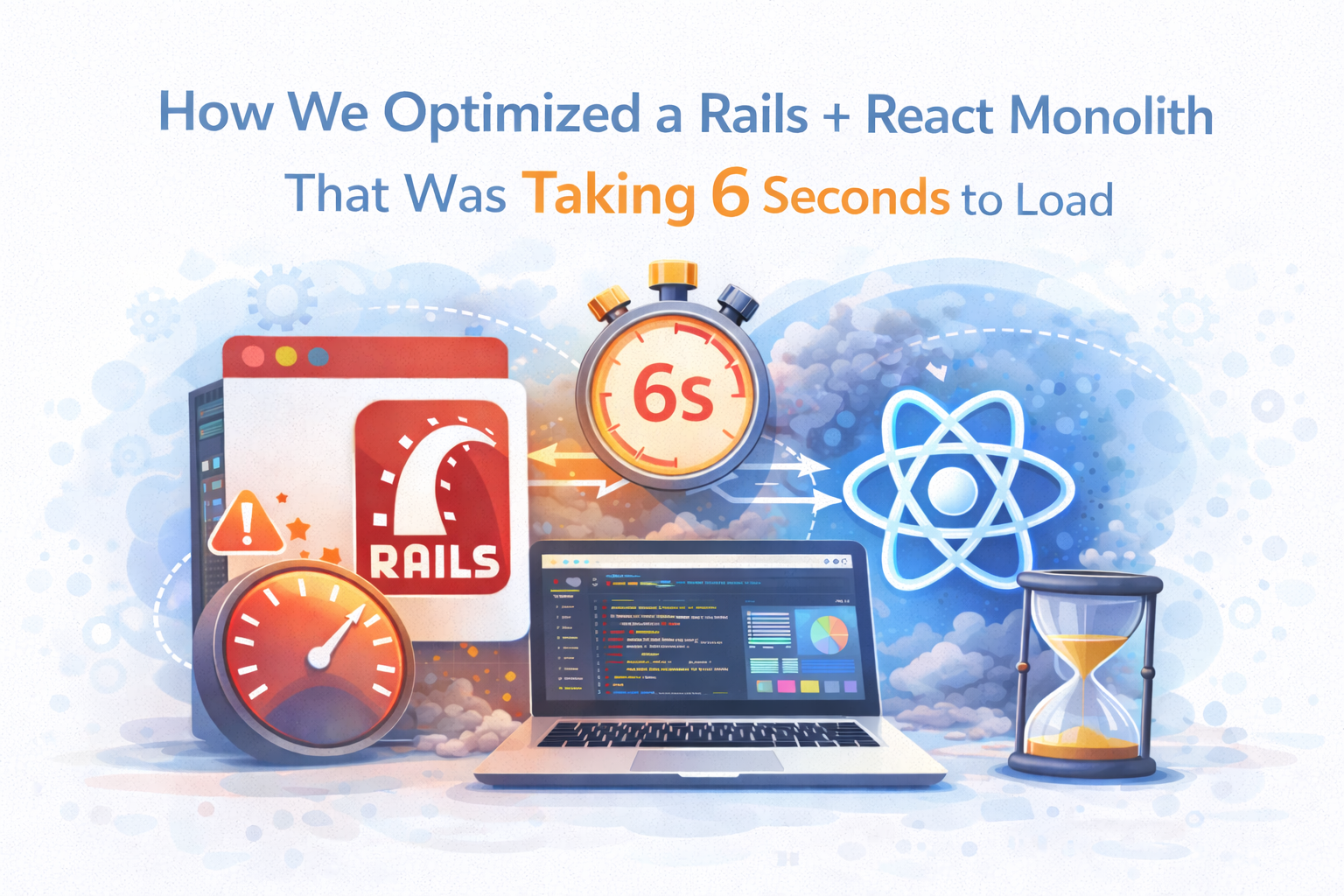 How We Optimized a Rails + React Monolith That Was Taking 6 Seconds to Load