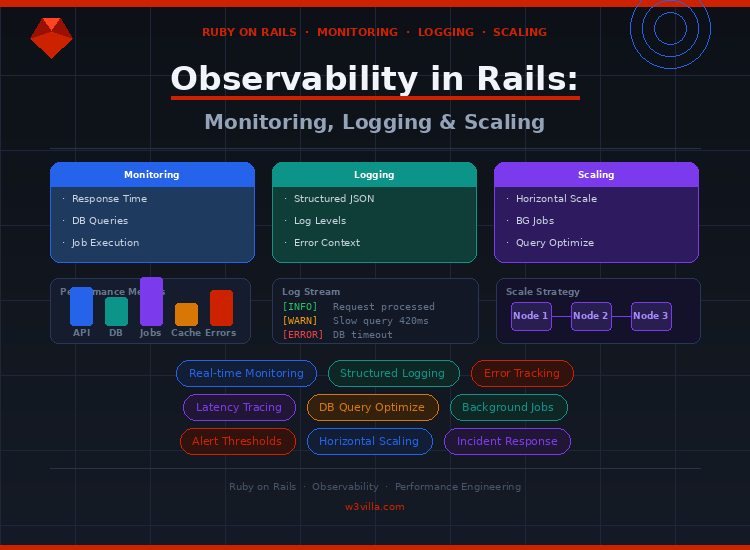 Observability in Rails: Monitoring, Logging & Scaling Strategies